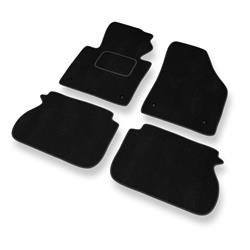 Velourmattor till Volkswagen Caddy III (2004-2015) - bilmattor - DGS Autodywan - svarta