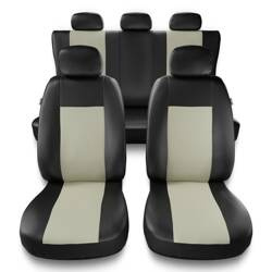 Universella sätesöverdrag till Daihatsu Materia (2006-....) - överdrag - Auto-Dekor - Comfort - beige