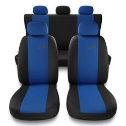 Universella sätesöverdrag till Daihatsu Materia (2006-....) - överdrag - Auto-Dekor - XR - blå