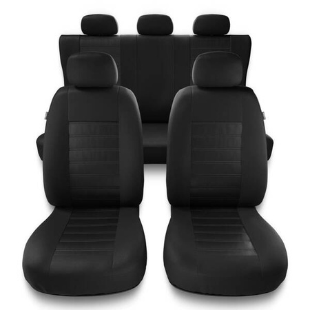 Universella sätesöverdrag till Daihatsu Materia (2006-....) - överdrag - Auto-Dekor - Modern - MG-1 (svart)