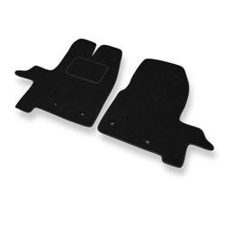 Filtmattor till Ford Transit Custom (2012-2023) - bilmattor - DGS Autodywan - svarta