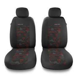 Universella sätesöverdrag till Daihatsu Sirion I, II, III (1998-2019) - överdrag - Auto-Dekor - Elegance 1+1 - röd