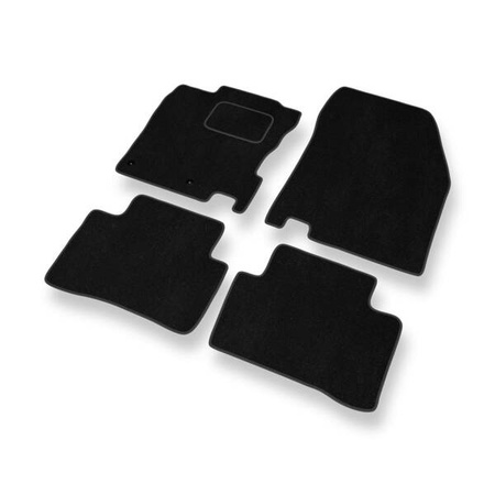 Velourmattor till Nissan Qashqai II (2013-2021) - bilmattor - DGS Autodywan - svarta