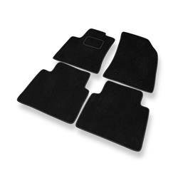 Velourmattor till Opel Crossland X (2017-2021) - bilmattor - DGS Autodywan - svarta