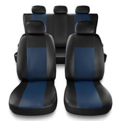 Universella sätesöverdrag till Daihatsu Materia (2006-....) - överdrag - Auto-Dekor - Comfort - blå