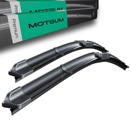 Vindrutetorkarblad till Audi A4 B8, B9 Allroad, Avant, Cabriolet, Limousine (11.2007-2024) - torkare - Motgum - platta Premium torkarblad