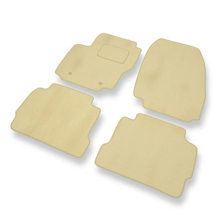 Velourmattor till Ford Mondeo IV (2007-2014) - bilmattor - DGS Autodywan - beige