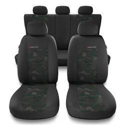 Universella sätesöverdrag till Daihatsu Terios I, II (1997-2019) - överdrag - Auto-Dekor - Elegance - grön