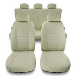 Universella sätesöverdrag till Daihatsu Materia (2006-....) - överdrag - Auto-Dekor - Modern - MG-3 (beige)