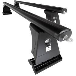 Taklasthållare i aluminium till Ford S-Max Minibuss (2006-2015) - svart takräcke - takhållare - Amos - β-103 - Aero - fästpunkter