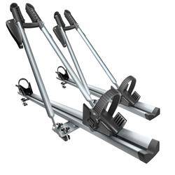 2x Taklasthållare för cykel, Takmonterad cykelhållare, låsbar med aluminiumtakräcke TOUR - Amos