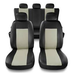 Universella sätesöverdrag till Seat Ibiza I, II, III, IV, V (1984-2019) - överdrag - Auto-Dekor - Comfort - beige