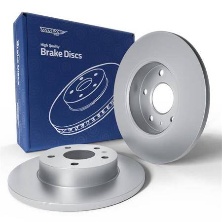 2x Bromsskivor till Opel Astra H GTC Kombikupé (2005-2010) - full - 264mm - Tomex - TX 70-06 (bakaxel)