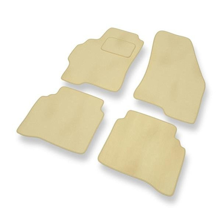 Velourmattor till Ford Mondeo II (1996-2000) - bilmattor - DGS Autodywan - beige